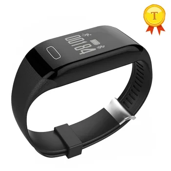 лучший качественный смарт-браслет Wristband Smart Band с пульсометром, шагомером, спортивным фитнес-трекером для Android IOS