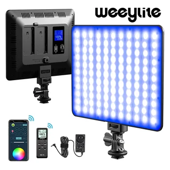 weeylite sprite20 RGB LED Video Light 2500K-8500K Photography Lighting Телефонное приложение Дистанционного управления для YouTube Stream TikTok