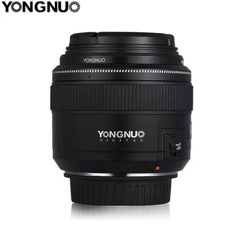 Основной объектив YONGNUO YN85mm F1.8 с Полнокадровой автофокусировкой MF с блендой Mannual Standard с фиксированным фокусом YN85mm для фотоаппаратов Nikon D300/D810/D700/D90