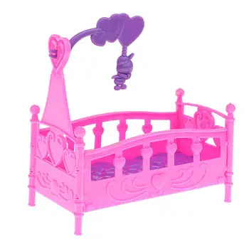 Мини-съемная детская кроватка, модель колыбели для кукол Келли, аксессуары для дома